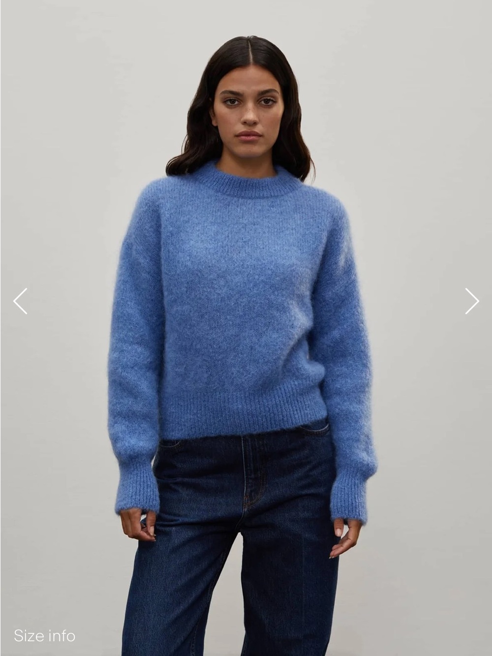Surprise - Jane Mohair Sweater in Blue